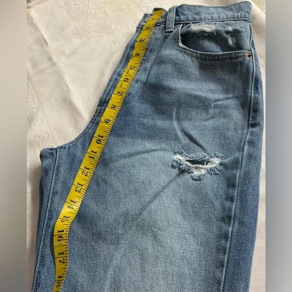 Cello Women’s Denim Blue Straight Leg Jeans with Distressed Details Sz‎ 3 - Picture 13 of 16